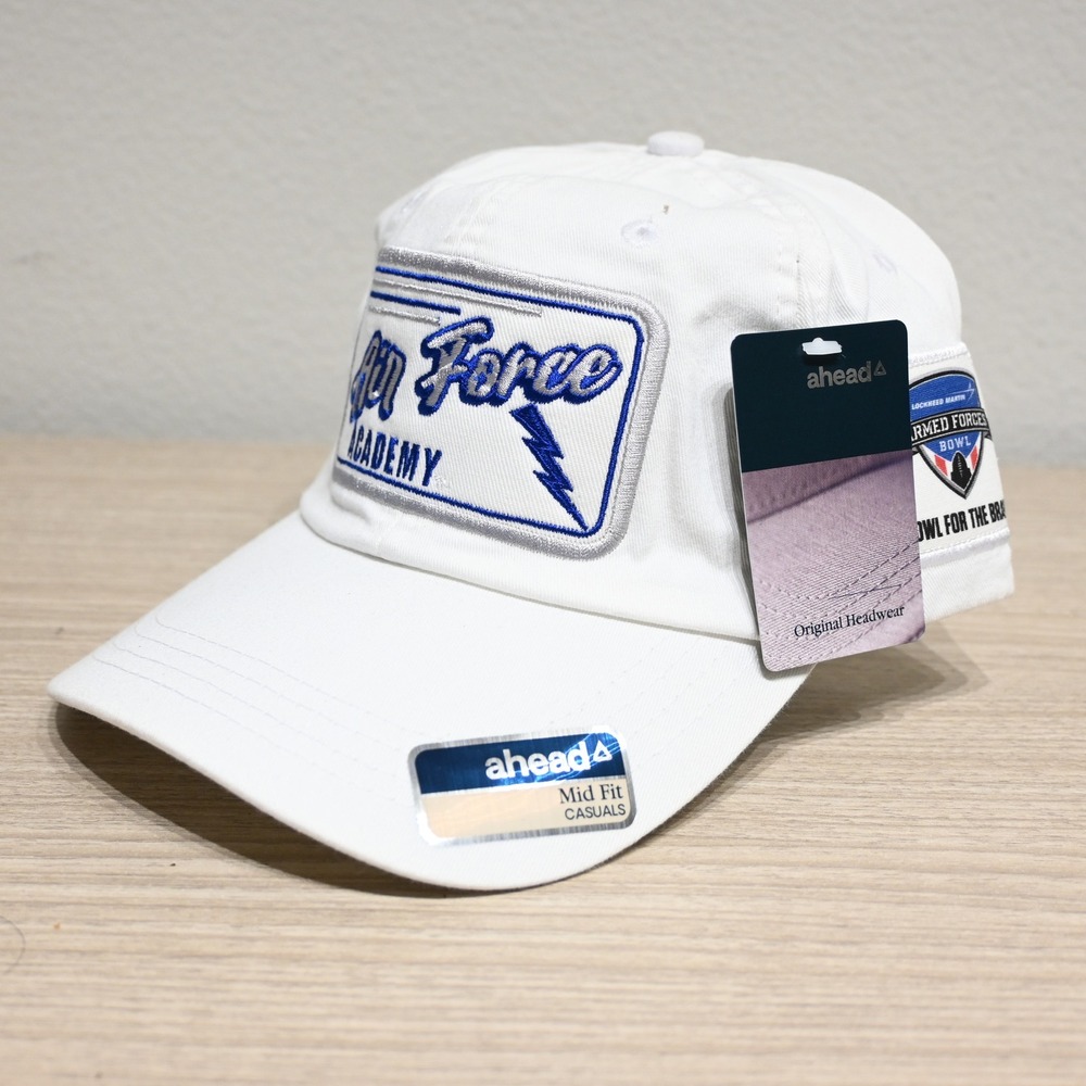 Ahead Air Force Academy Armed Forces Bowl White Adjustable Dad Hat Cap NWT USAF